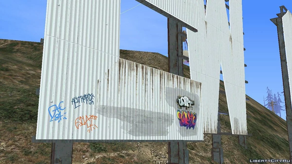 Vinewood Sign from GTA 5 / GTA San Andreas (iOS, Android)