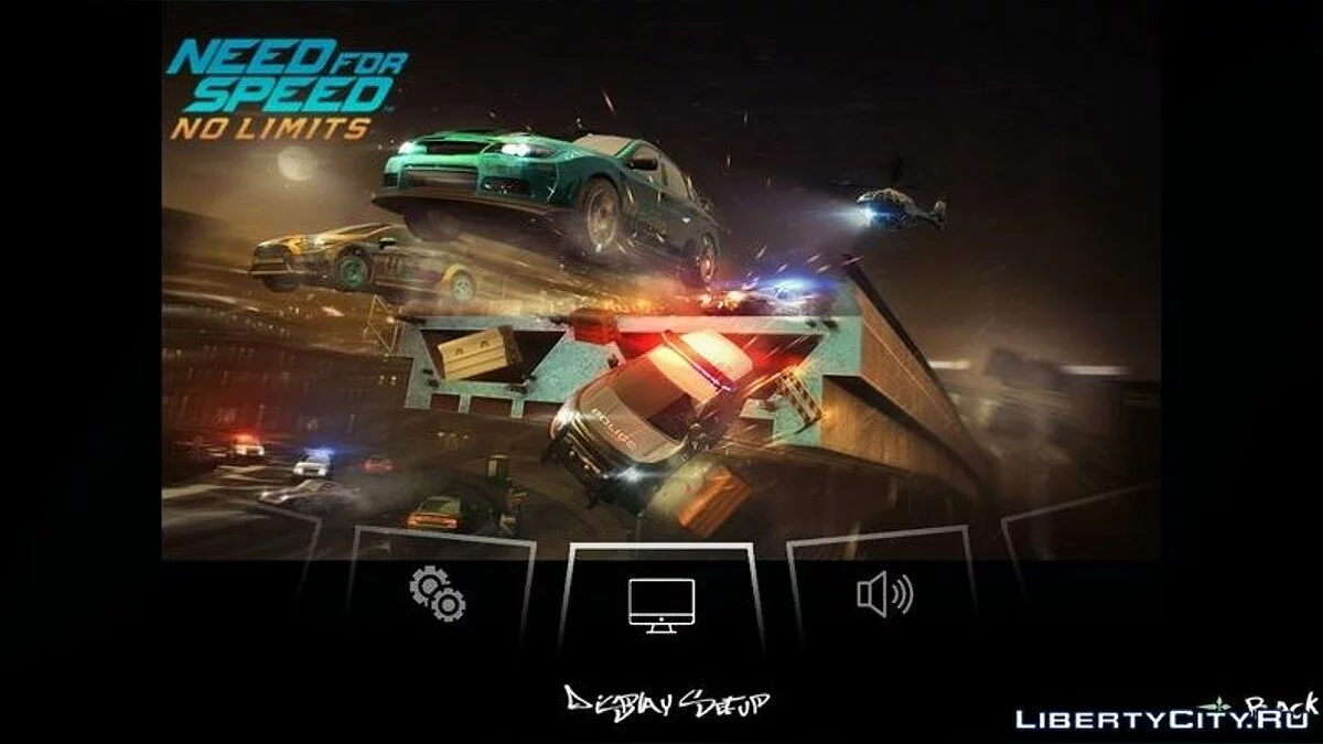 Menu dan Layar Muat Bergaya NFS No Limits HD / GTA San Andreas (iOS, Android)