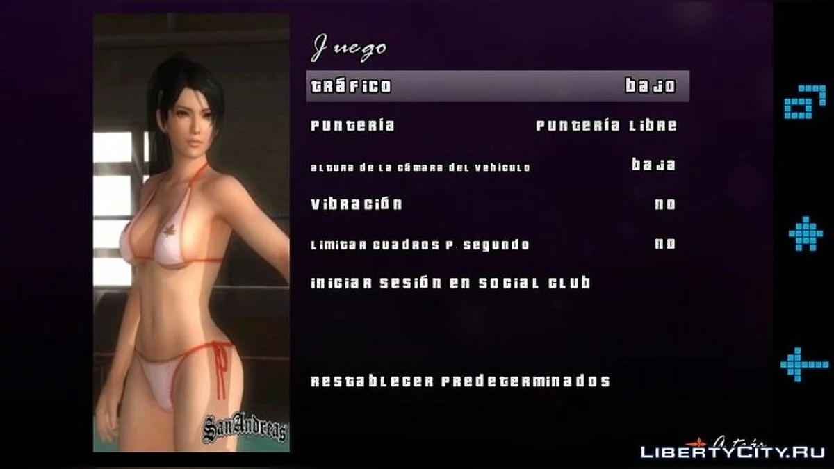 HD Momiji Style Menu and Loading Screen / GTA San Andreas (iOS, Android)