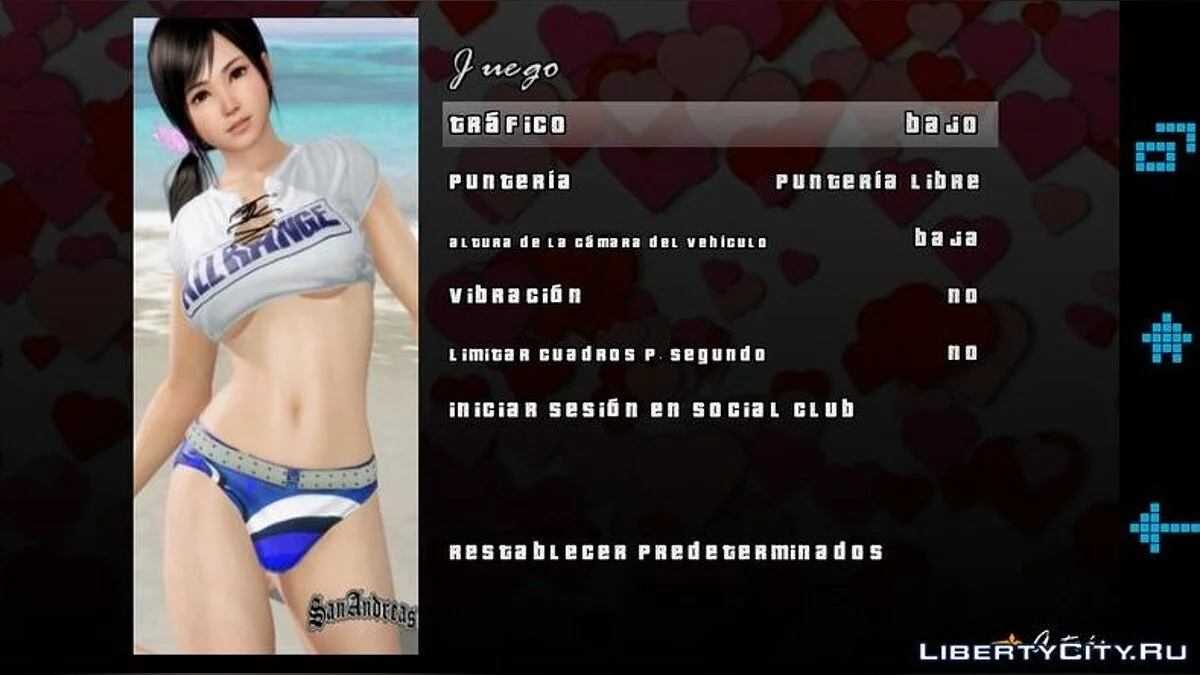 Menu e Tela de Carregamento em Estilo Kokoro HD V3 / GTA San Andreas (iOS, Android)