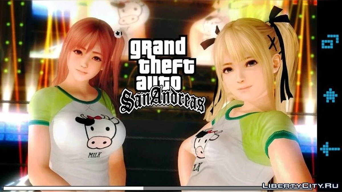 Загрузочный экран и меню в стиле Мари Роуз и Хоноки HD / GTA San Andreas (iOS, Android)