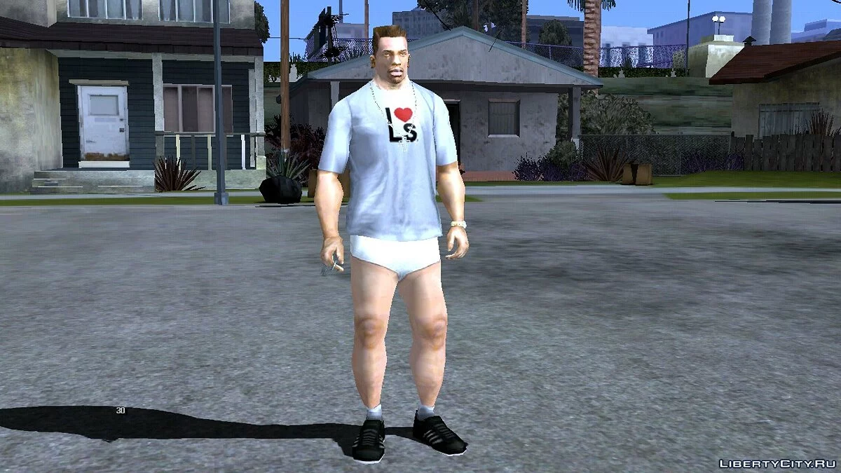 CJ الأبيض / GTA سان أندرياس (iOS، أندرويد)