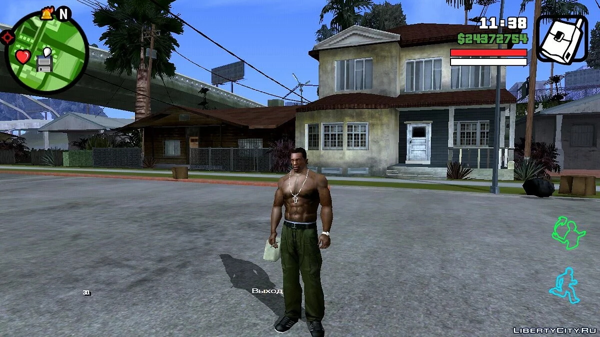 Яскраві кнопки / GTA San Andreas (iOS, Android)