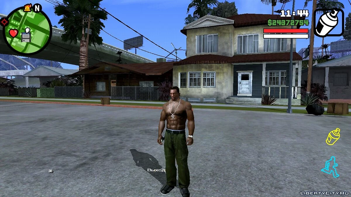 Яскраві кнопки / GTA San Andreas (iOS, Android)