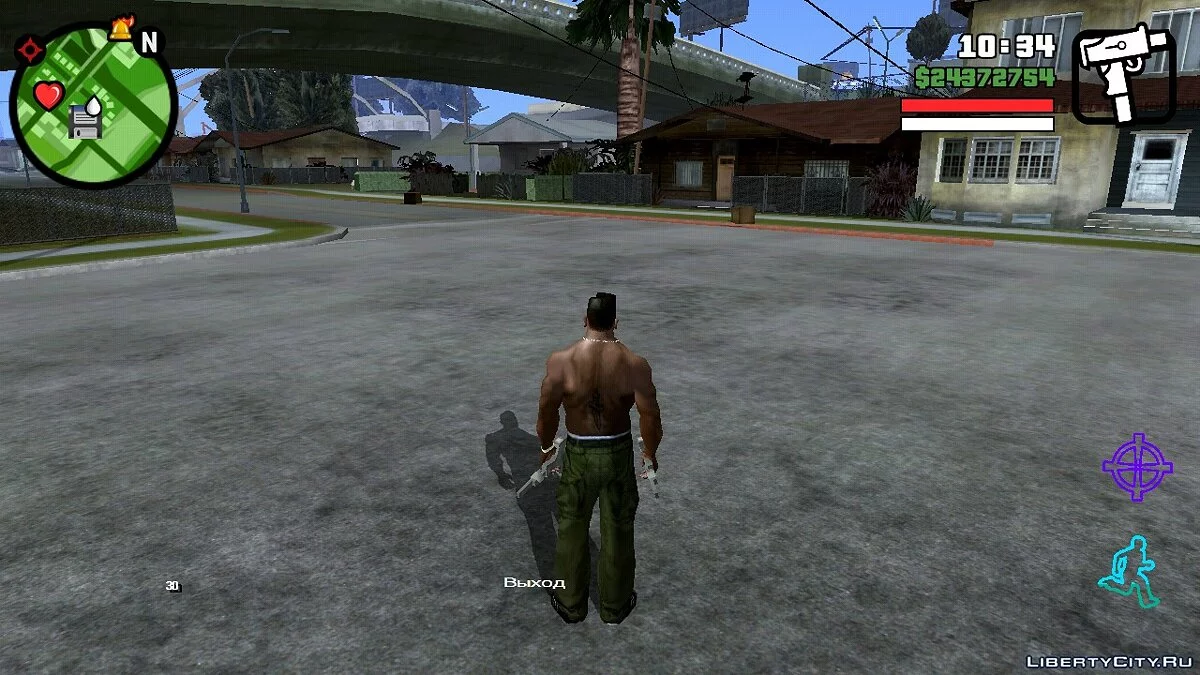 Яскраві кнопки / GTA San Andreas (iOS, Android)