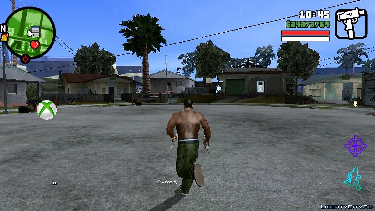 Яскраві кнопки / GTA San Andreas (iOS, Android)