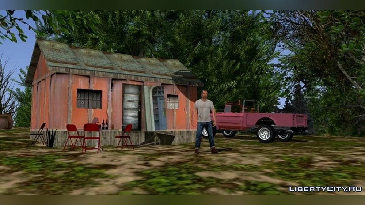 Realistic Forest in GTA 5 Style / GTA San Andreas (iOS, Android)