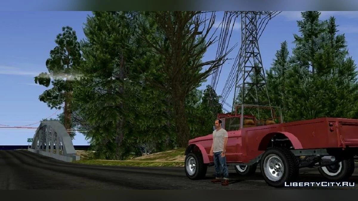 Realistic Forest in GTA 5 Style / GTA San Andreas (iOS, Android)