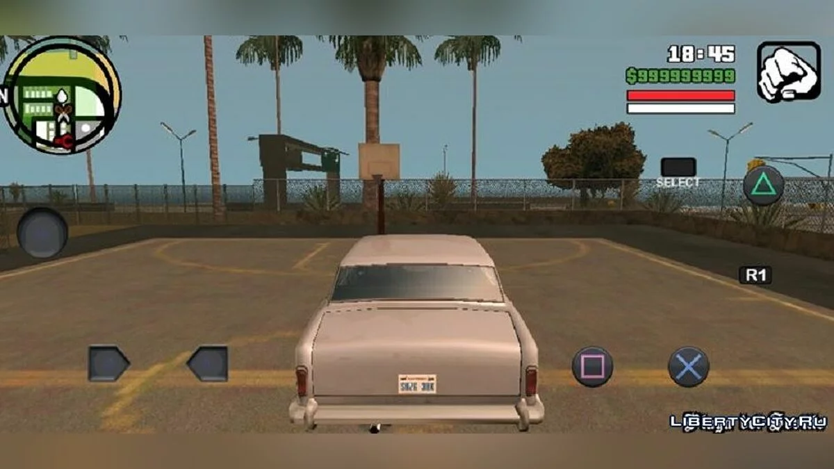 Tombol Kontrol dari PS2 / GTA San Andreas (iOS, Android)