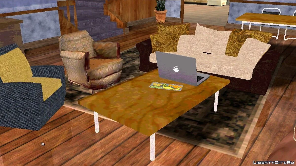 Novo interior da casa do CJ / GTA San Andreas (iOS, Android)