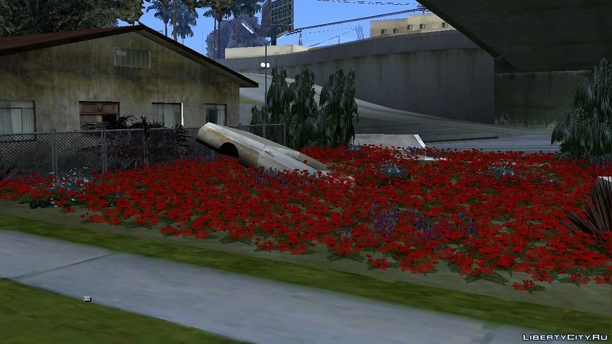 Enhanced Vegetation on Grove Street / GTA San Andreas (iOS, Android)