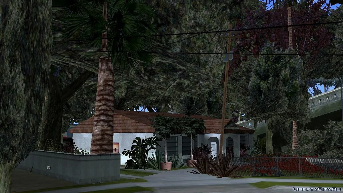 Enhanced Vegetation on Grove Street / GTA San Andreas (iOS, Android)