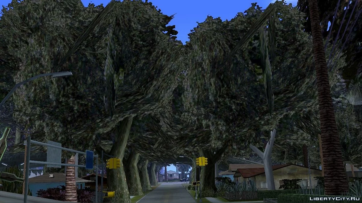Enhanced Vegetation on Grove Street / GTA San Andreas (iOS, Android)
