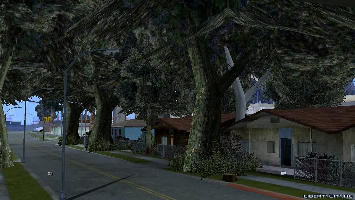 Enhanced Vegetation on Grove Street / GTA San Andreas (iOS, Android)