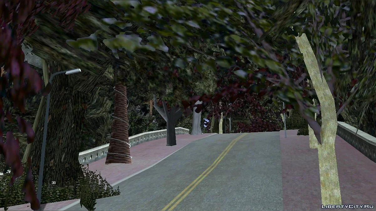 Enhanced Vegetation on Grove Street / GTA San Andreas (iOS, Android)