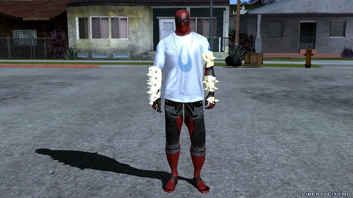 Deadpool en lugar de Carl / GTA San Andreas (iOS, Android)