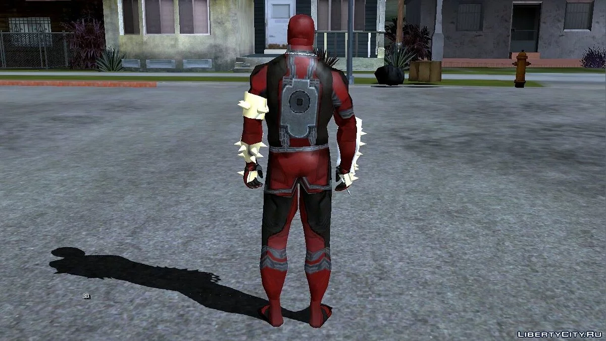 Deadpool en lugar de Carl / GTA San Andreas (iOS, Android)