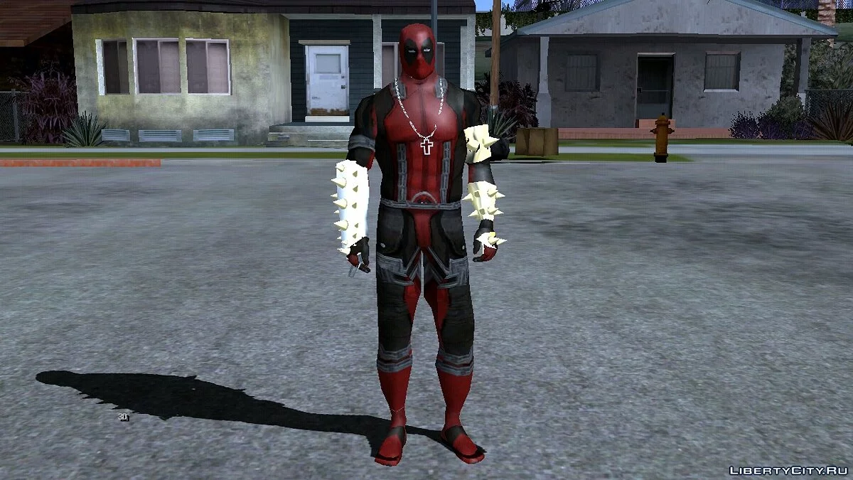 Deadpool en lugar de Carl / GTA San Andreas (iOS, Android)