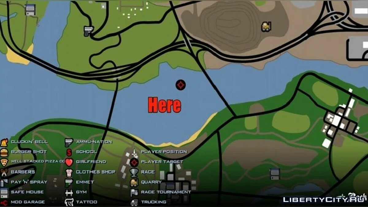 KAM1KAZE Drift Map / GTA San Andreas (iOS, Android)