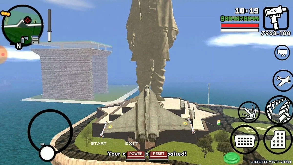 Statue of Unity in San Andreas V2 / GTA San Andreas (iOS, Android)