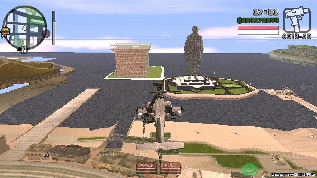Statue of Unity in San Andreas V2 / GTA San Andreas (iOS, Android)