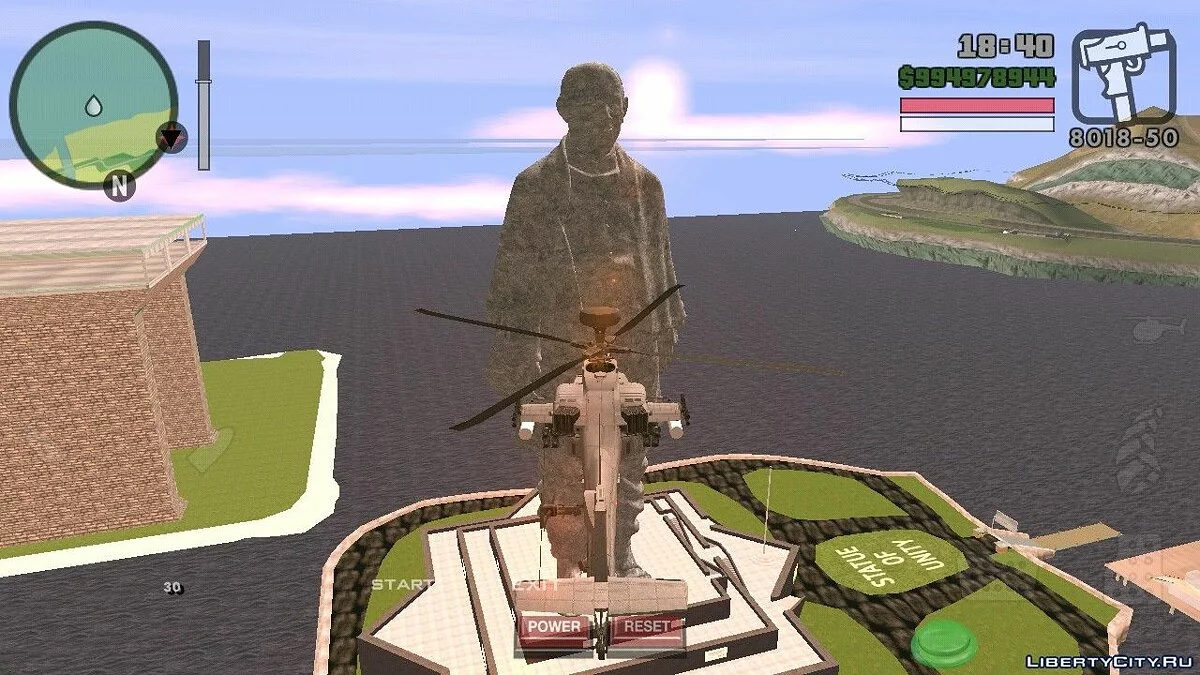 Statue of Unity in San Andreas V2 / GTA San Andreas (iOS, Android)