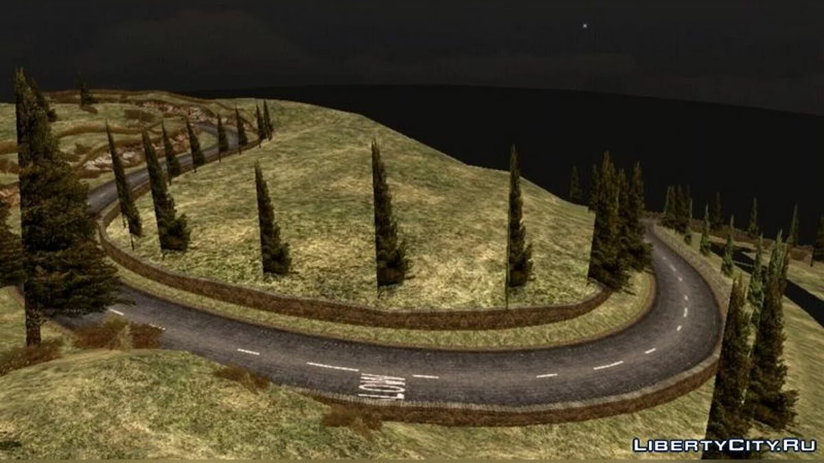 Pista de Drift do Rali do Reino Unido / GTA San Andreas (iOS, Android)