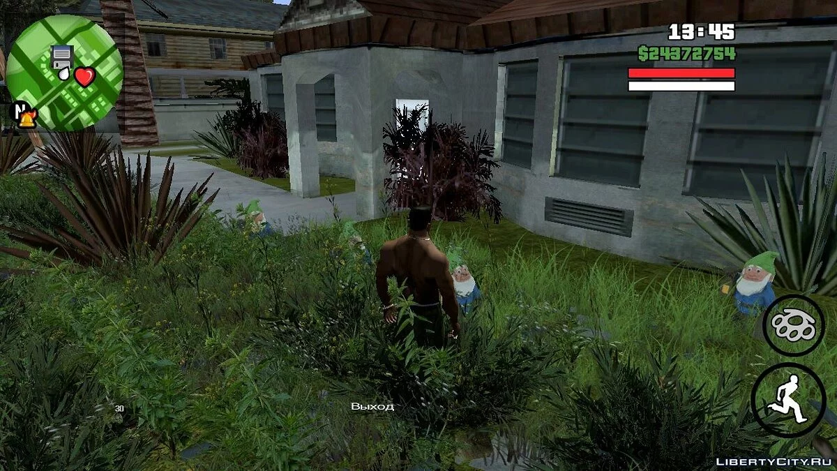 Vegetasi Berkualitas di Grove Street / GTA San Andreas (iOS, Android)