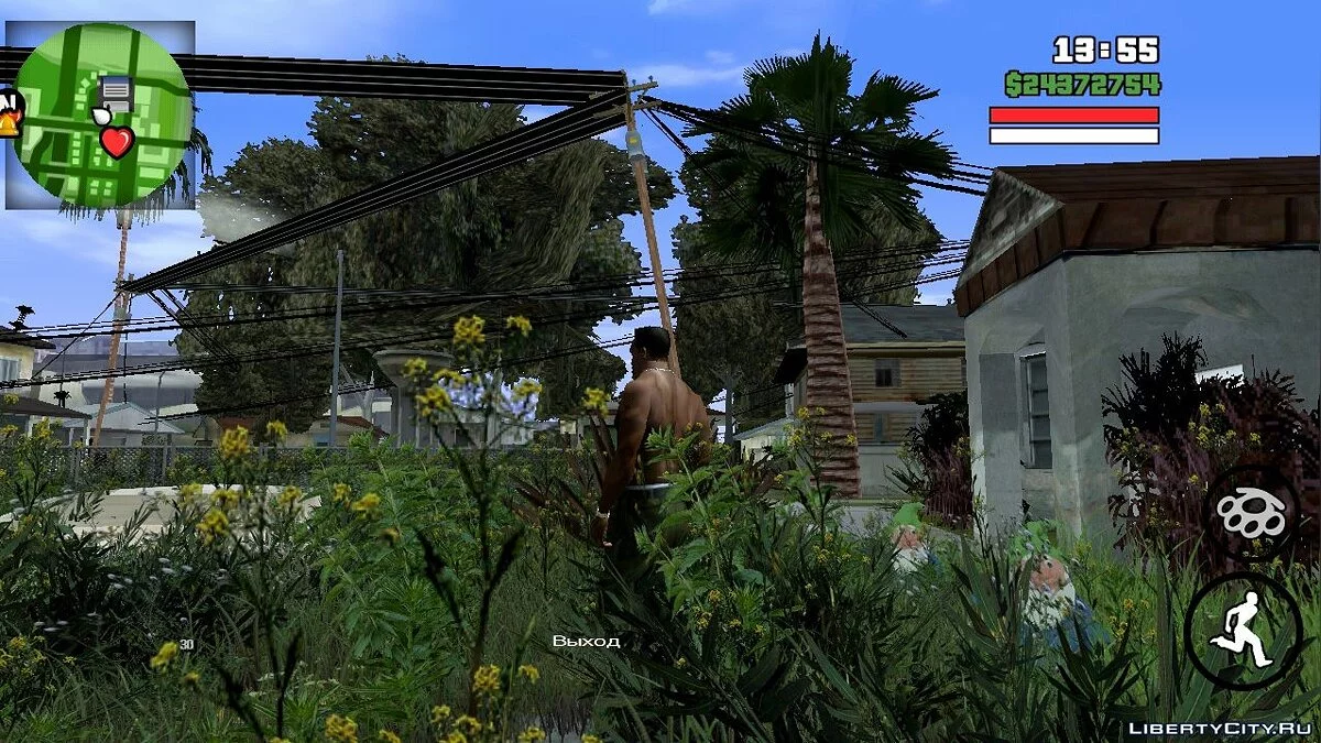 Vegetasi Berkualitas di Grove Street / GTA San Andreas (iOS, Android)