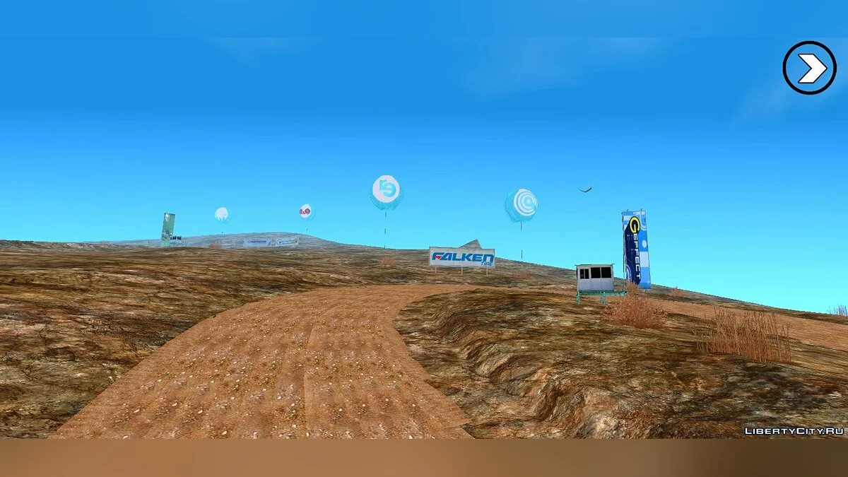 Willow Springs Thief Rally Track Mod / GTA San Andreas (iOS, Android)
