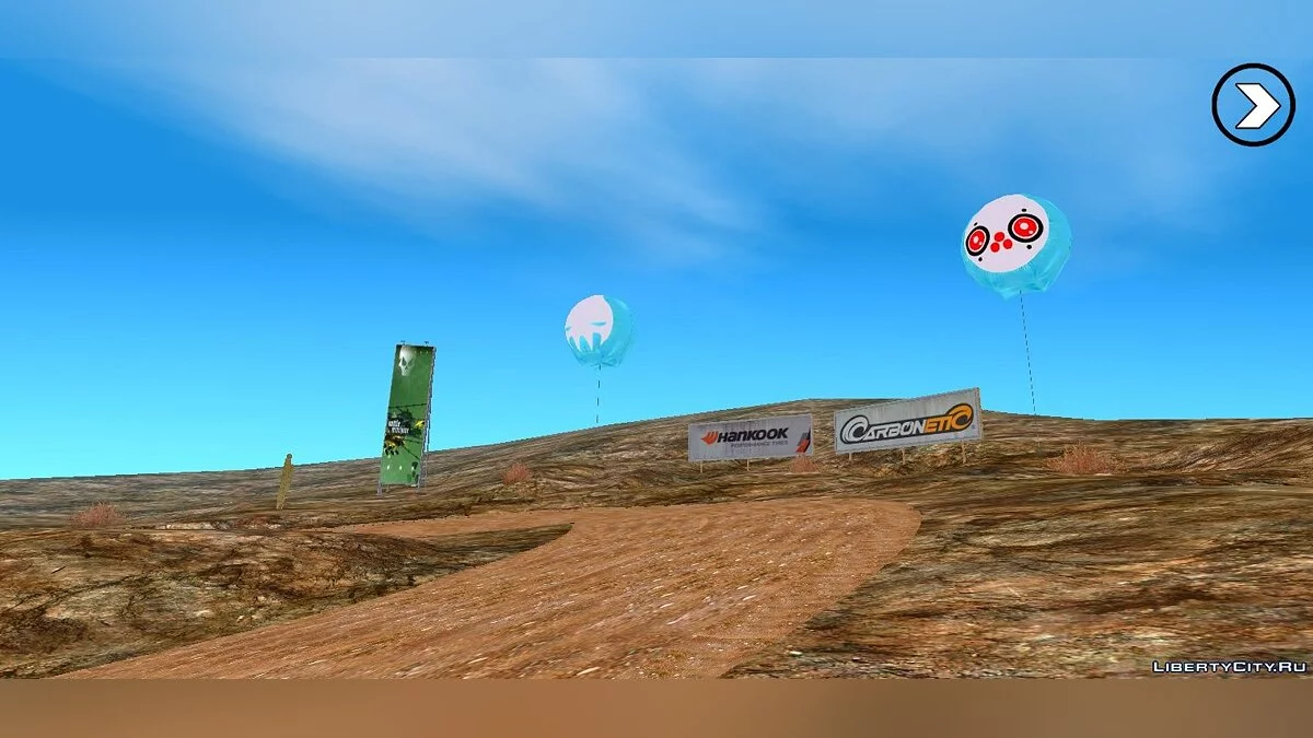 Willow Springs Thief Rally Track Mod / GTA San Andreas (iOS, Android)
