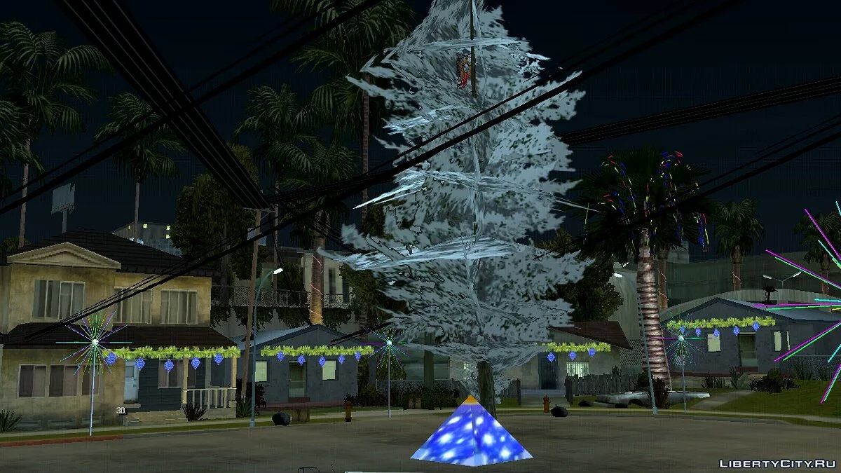 Suasana Tahun Baru di Grove Street / GTA San Andreas (iOS, Android)