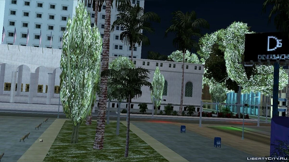 Pohon Natal di Los Santos / GTA San Andreas (iOS, Android)