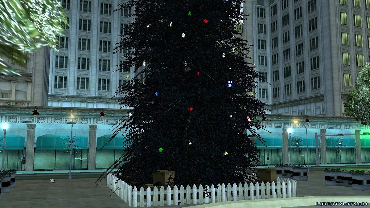 Pohon Natal di Los Santos / GTA San Andreas (iOS, Android)