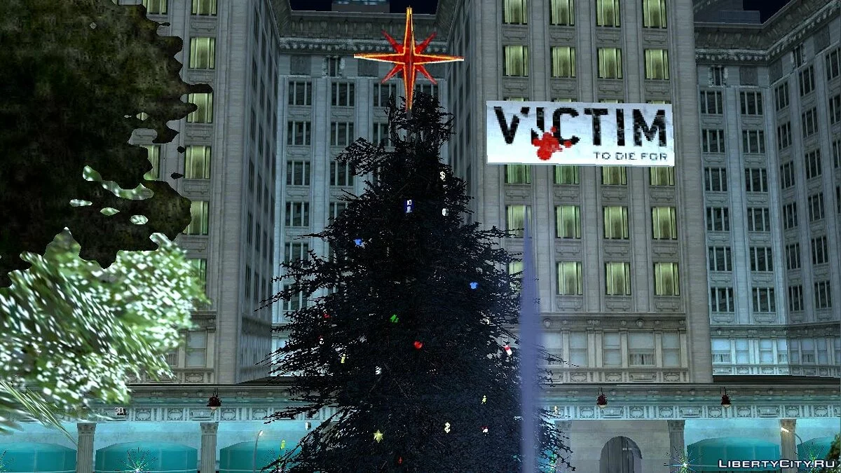 Pohon Natal di Los Santos / GTA San Andreas (iOS, Android)