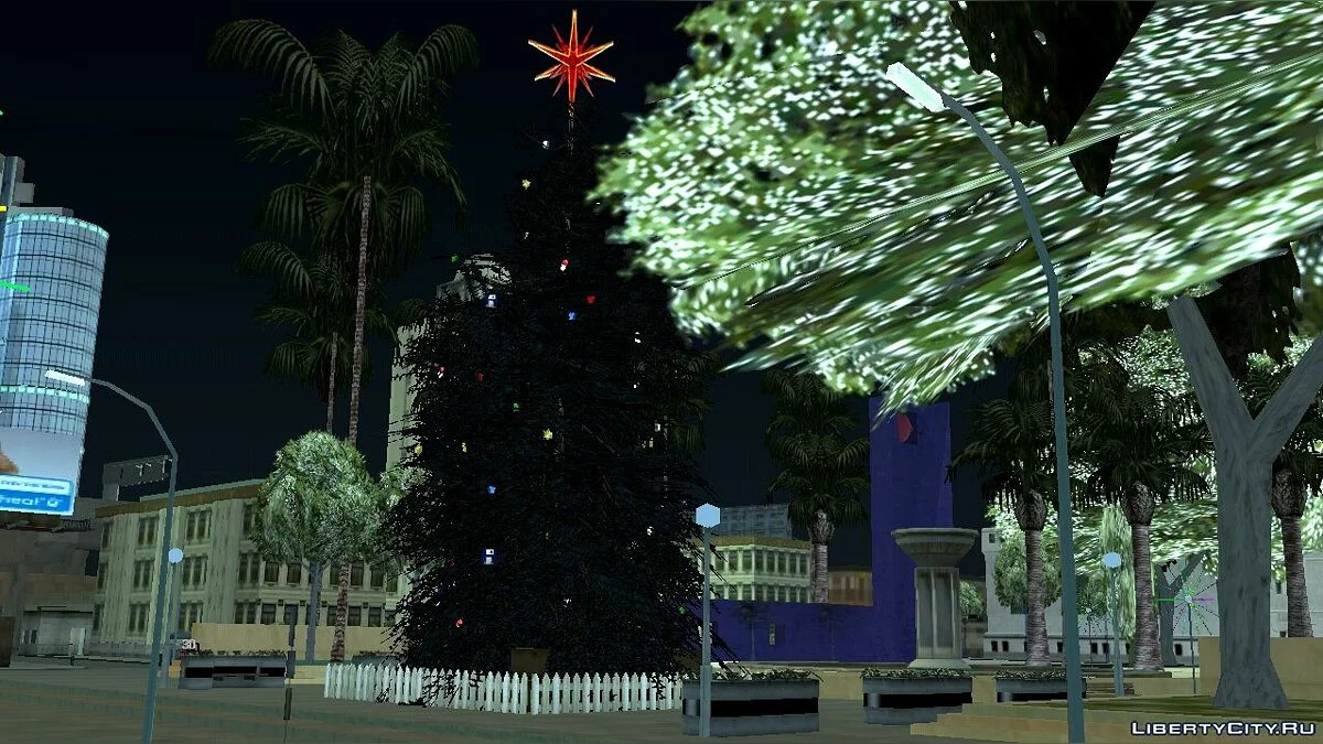 Pohon Natal di Los Santos / GTA San Andreas (iOS, Android)