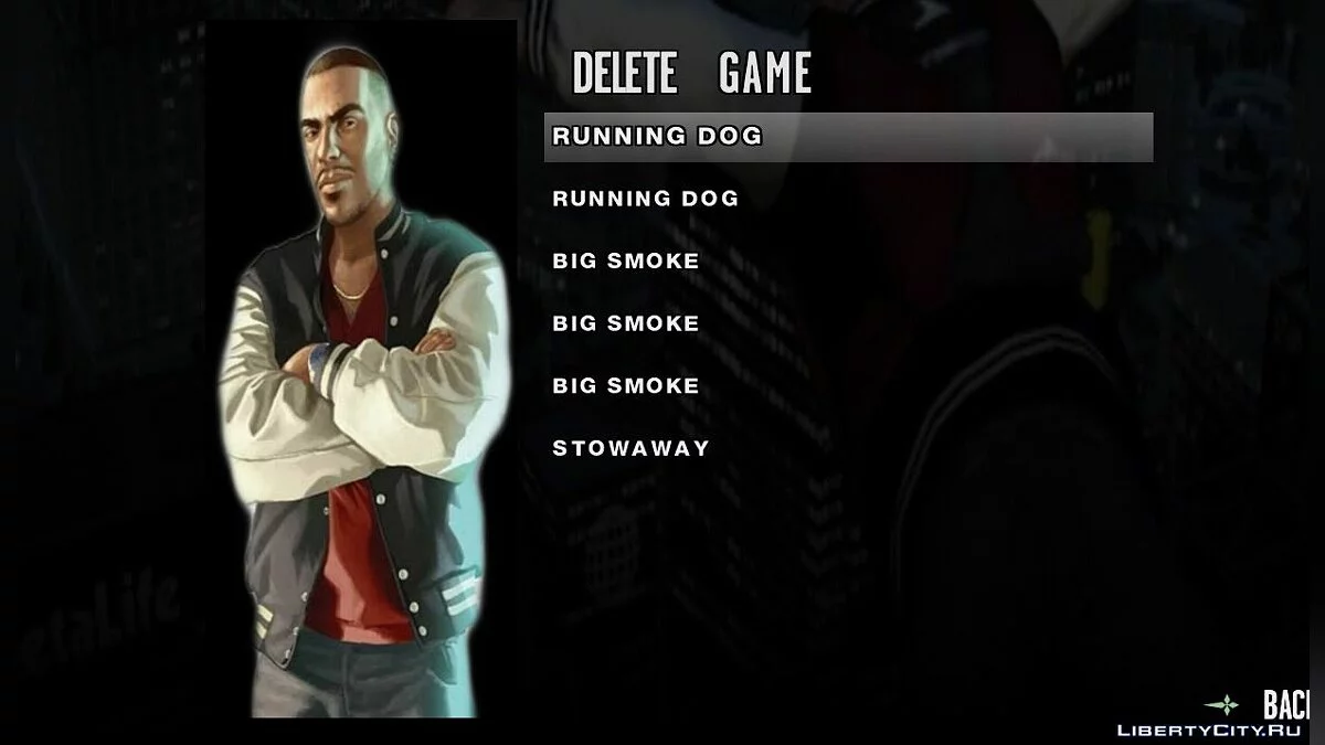 Menu e tela de carregamento estilo GTA TBOGT / GTA San Andreas (iOS, Android)