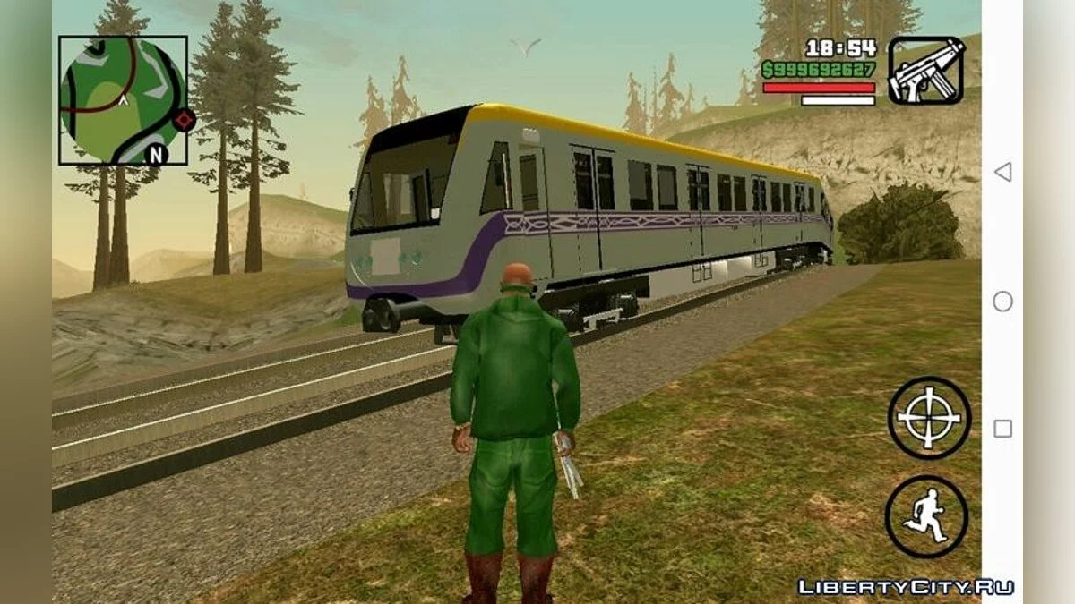 Novo trem / GTA San Andreas (iOS, Android)