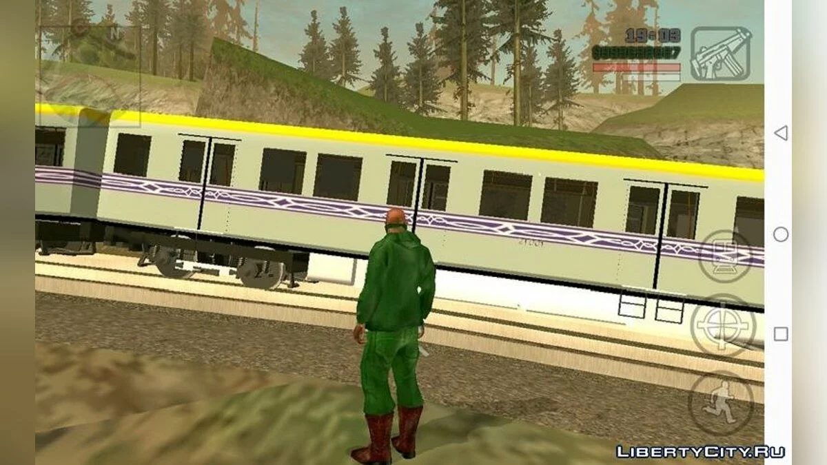 Novo trem / GTA San Andreas (iOS, Android)