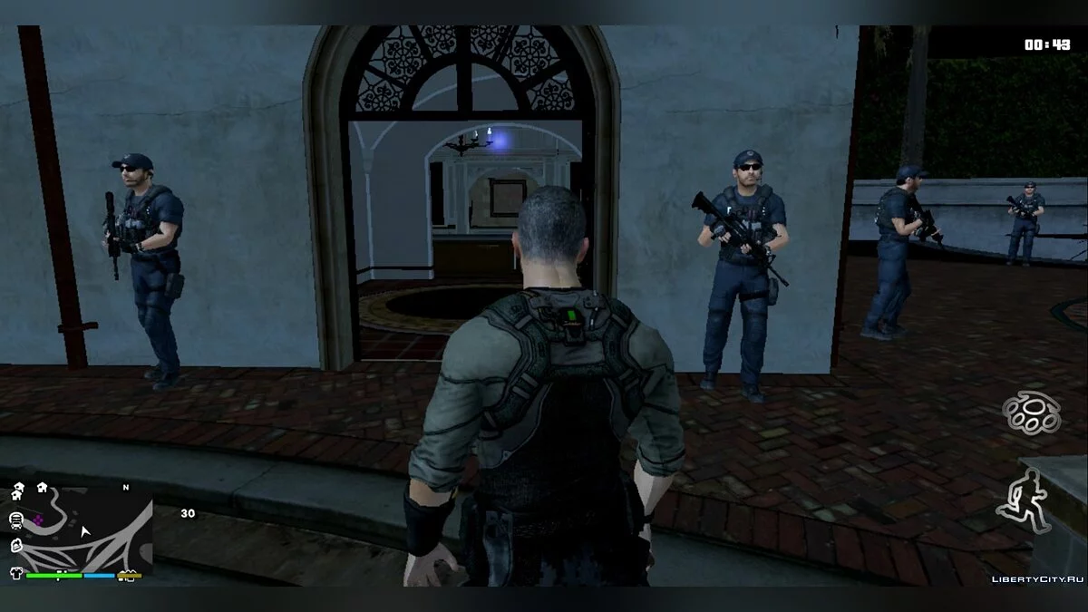 Michael's House from GTA 5 + 50 Bodyguards / GTA San Andreas (iOS, Android)