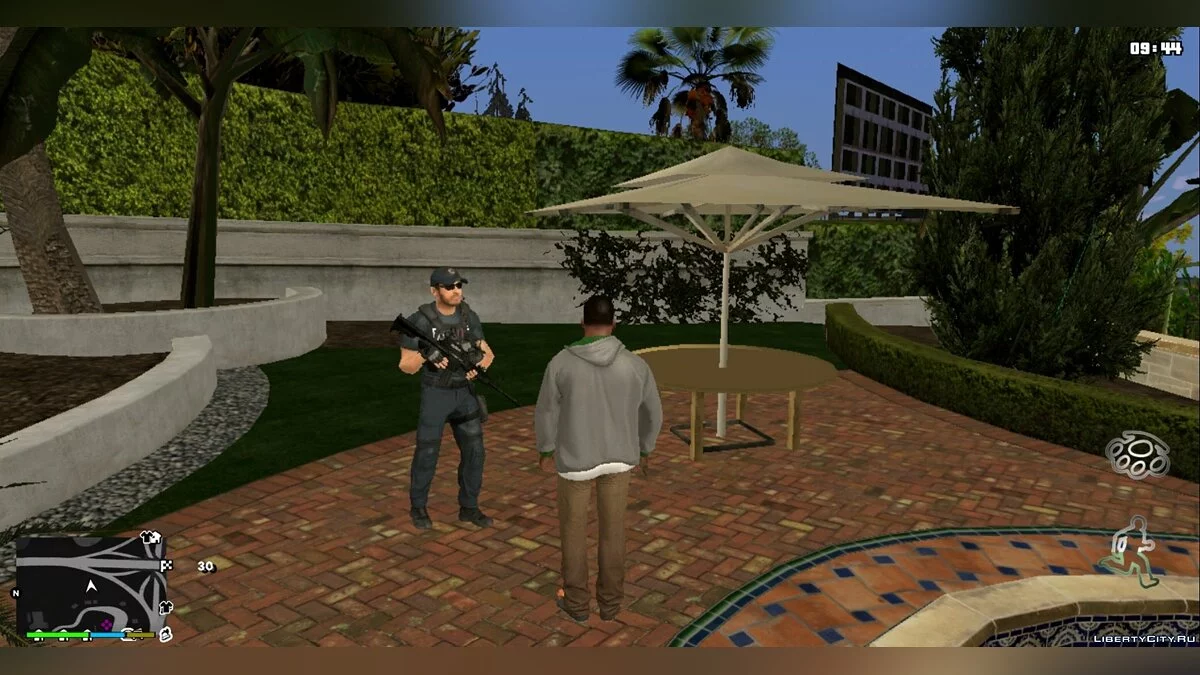 Michael's House from GTA 5 + 50 Bodyguards / GTA San Andreas (iOS, Android)