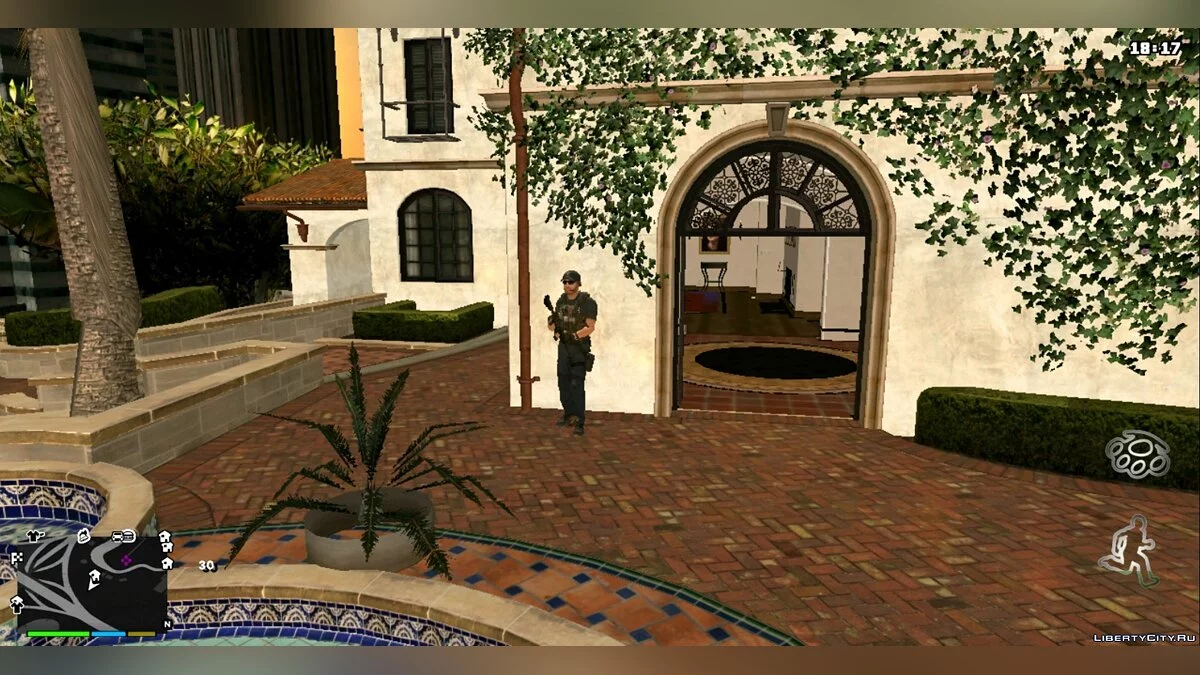 Michael's House from GTA 5 + 50 Bodyguards / GTA San Andreas (iOS, Android)