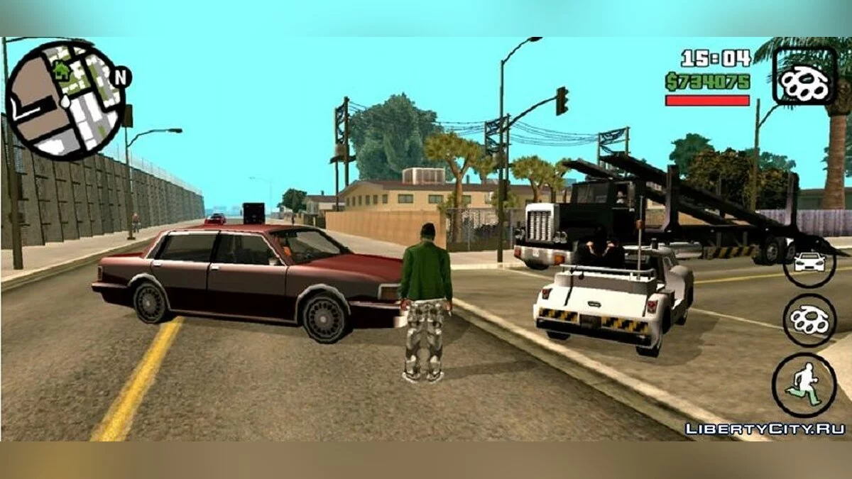 Neuer Verkehr auf der Straße / GTA San Andreas (iOS, Android)