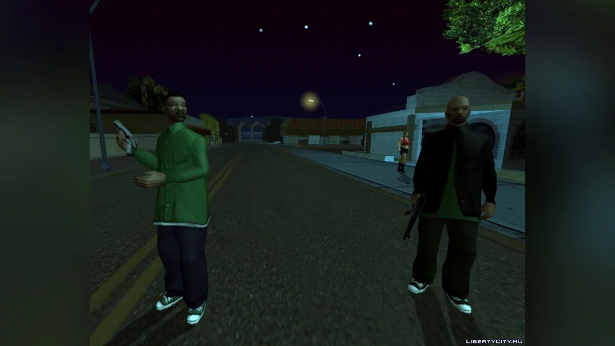 Ajustements des Piétons pour MOBILE / GTA San Andreas (iOS, Android)
