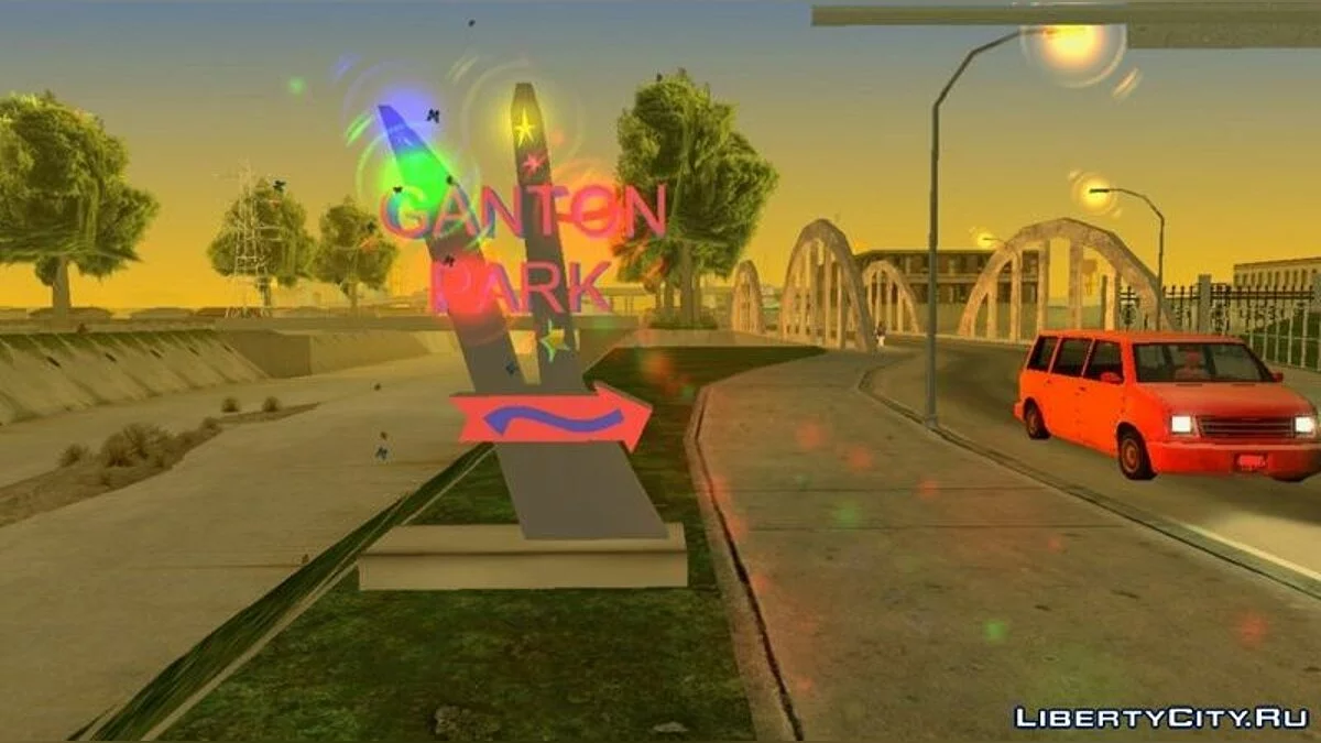Parque em Ganton / GTA San Andreas (iOS, Android)