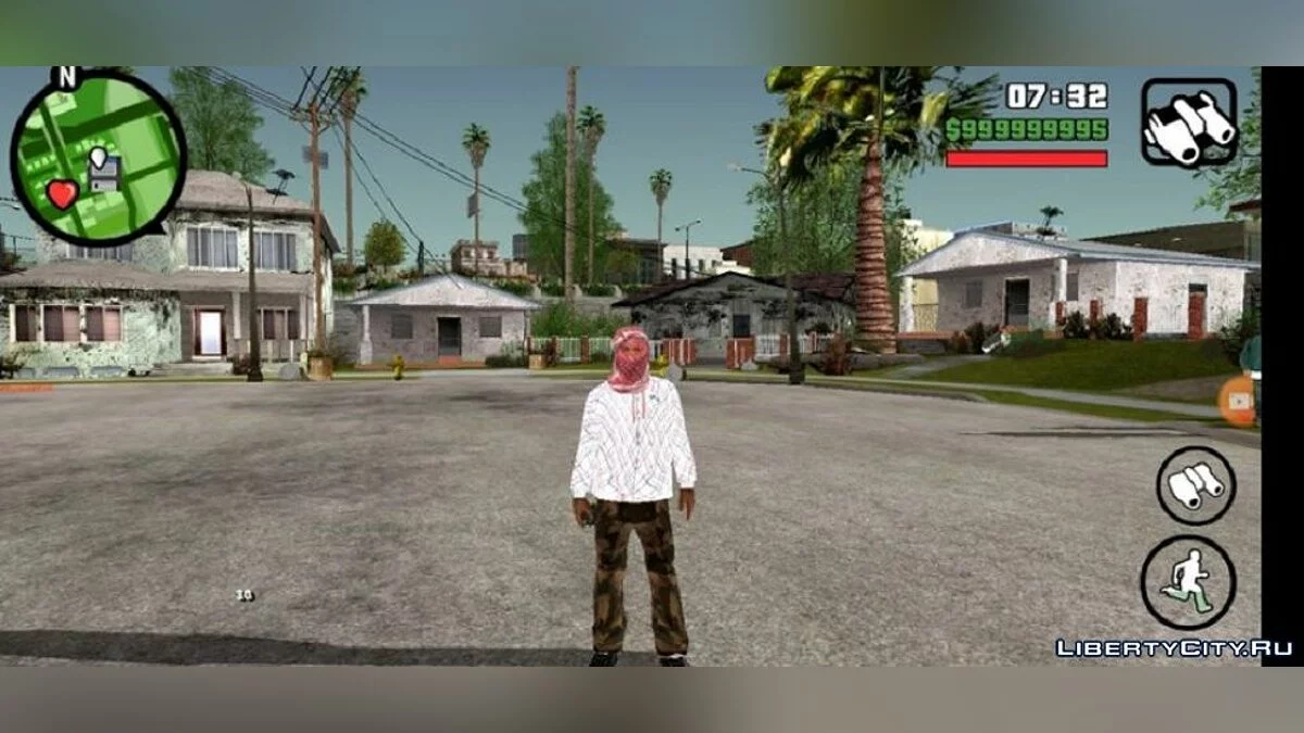 New Face and Clothes for CJ v2 / GTA San Andreas (iOS, Android)