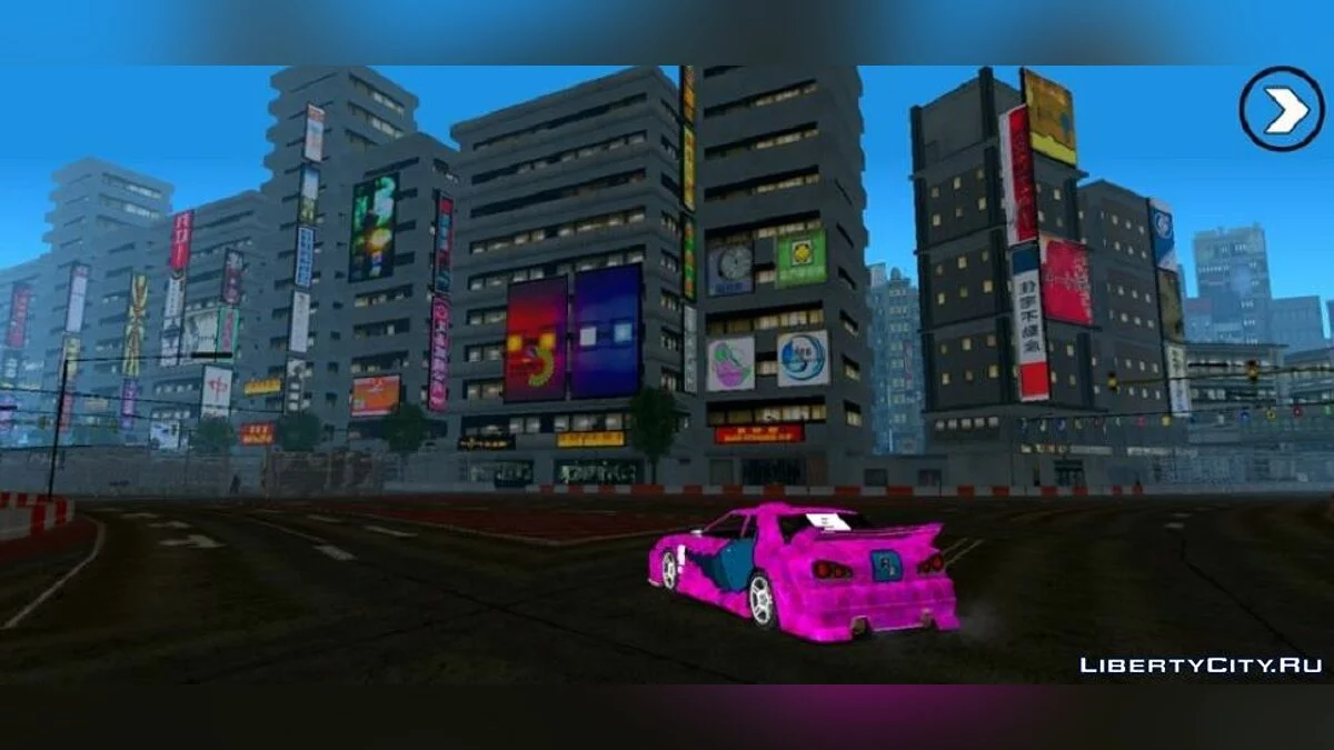 مسار Night City Drift  / GTA سان أندرياس (iOS، أندرويد)