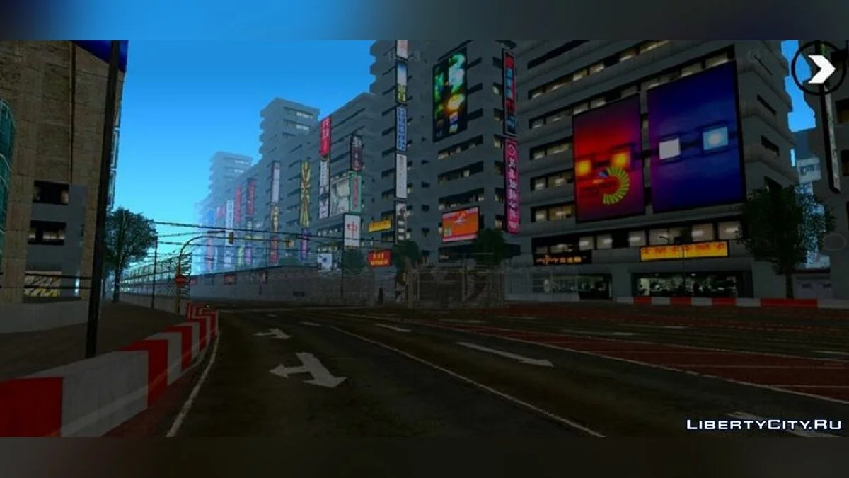 مسار Night City Drift  / GTA سان أندرياس (iOS، أندرويد)