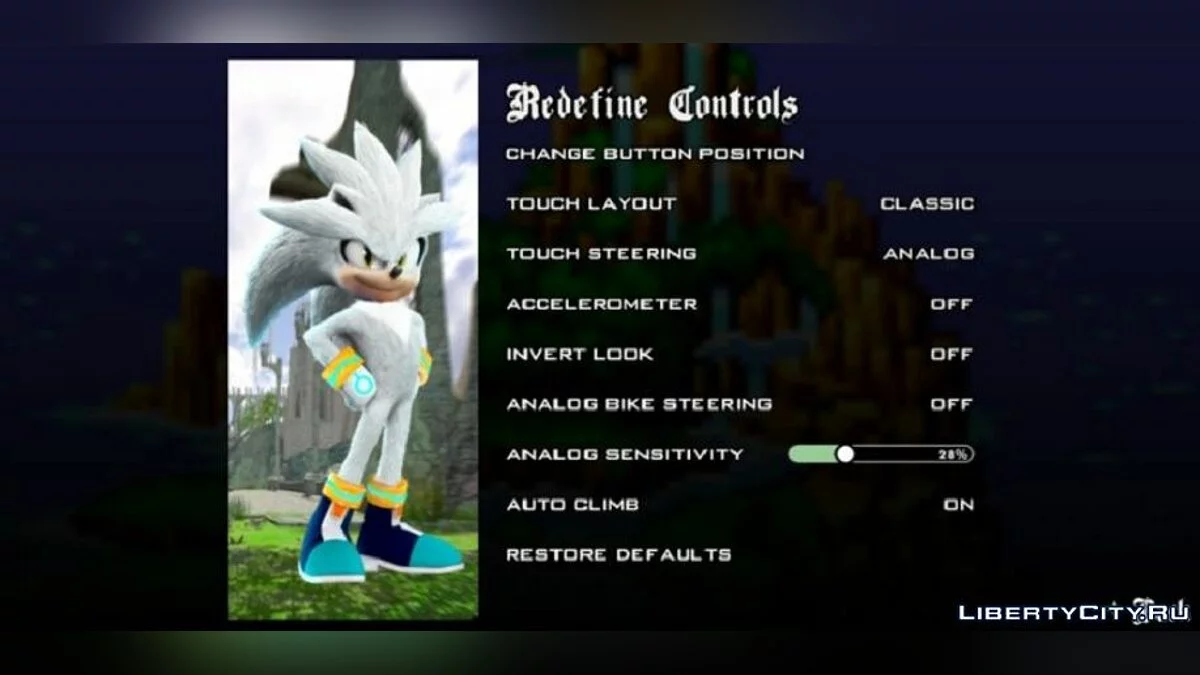 Sonic The Hedgehog - меню и загрузочный экран / GTA San Andreas (iOS, Android)