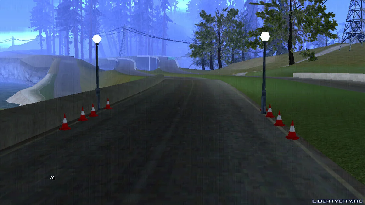 Circuit de course / GTA San Andreas (iOS, Android)
